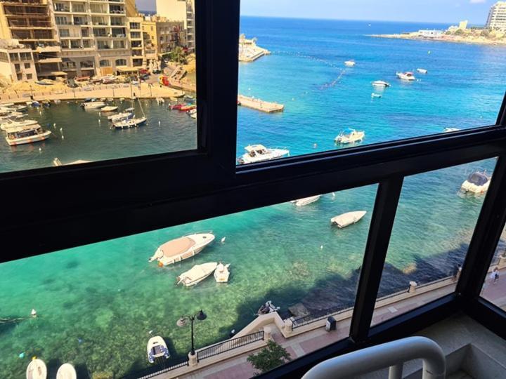 Spinola Bay Sea Front Apt 6 San Ġiljan Exterior foto